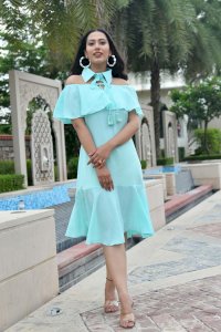 ARA TWILL MIDI DRESS