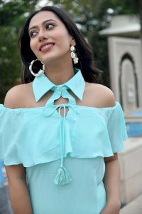 ARA TWILL MIDI DRESS