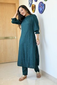 TAAHIRA TINY-DOTS SUIT SET