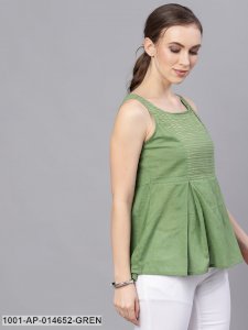 Green Solid Top