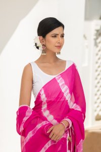 DHRITI TIE-DYED GEORGETTE SAREE