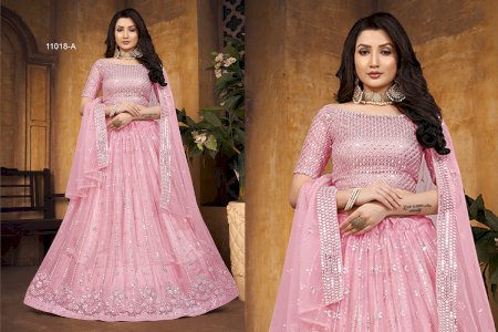 MIRROR MAGIC LEHENGA 11018-A